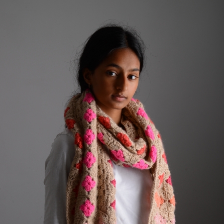 Butterscotch Scarf in Pinks