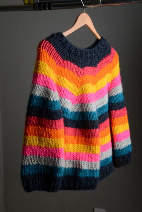 Rainbow on sale coloured jumper